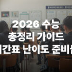 2026 수능 총정리