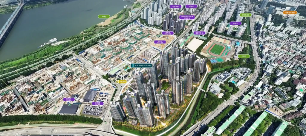 반포 래미안 트리니원 분양가 일정 모델하우스