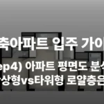 신축 아파트 입주 가이드 평면도 분석 판상형 타워형 로얄동 로얄층