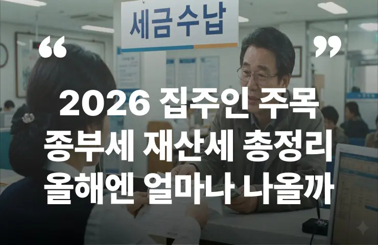 2026 종부세 재산세