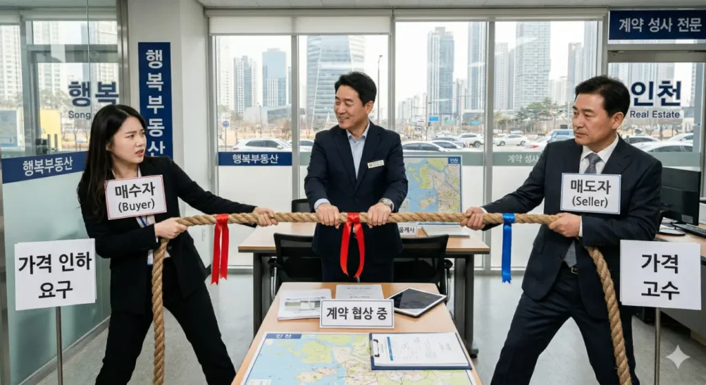 구축 아파트 매매 부동산 네고 협상 가계약금 급매 흥정 공인중개사 매수자 매도자 중개수수료 